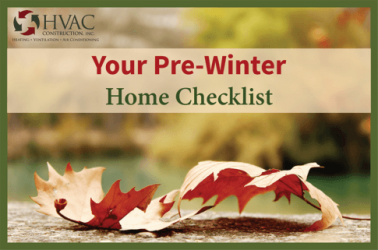 Pre Winter Home Improvement Projects