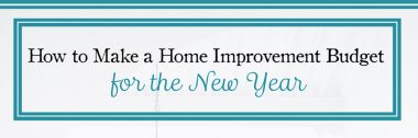 Create Home Improvement Budget