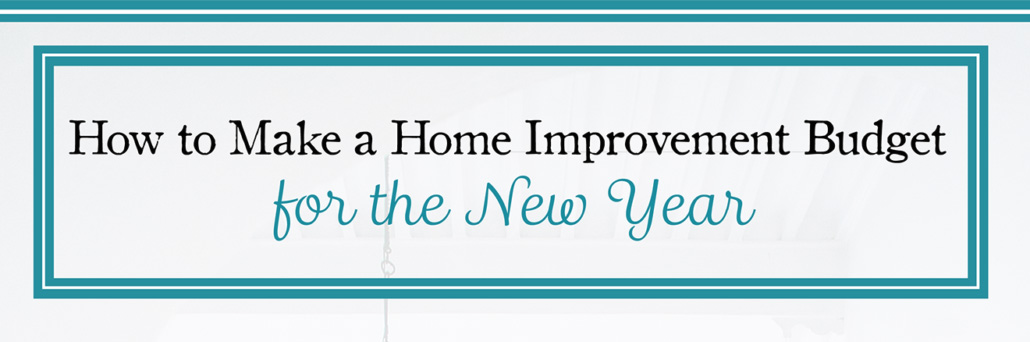 Create Home Improvement Budget